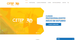 Desktop Screenshot of cetepensino.com.br